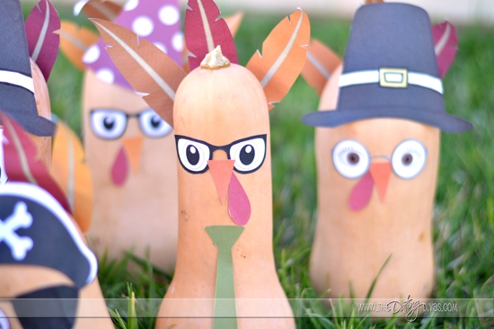 Thanksgiving Craft & Game - Turkey Bowling