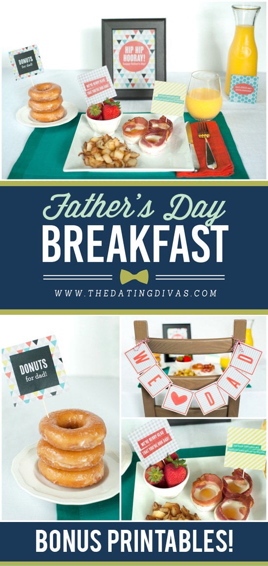 Father's Day Breakfast Bonus Printables