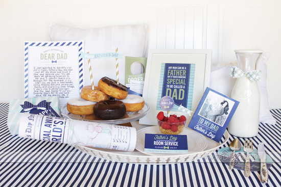 Father's Day Breakfast in Bed Printables