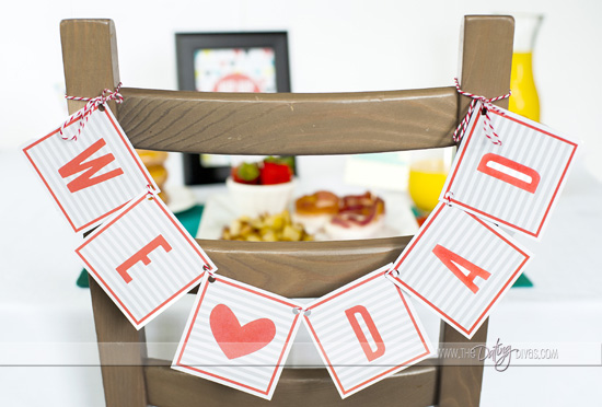 Father's Day Chair Banner