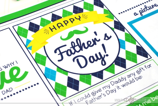 Father's Day Placemat Gift Idea