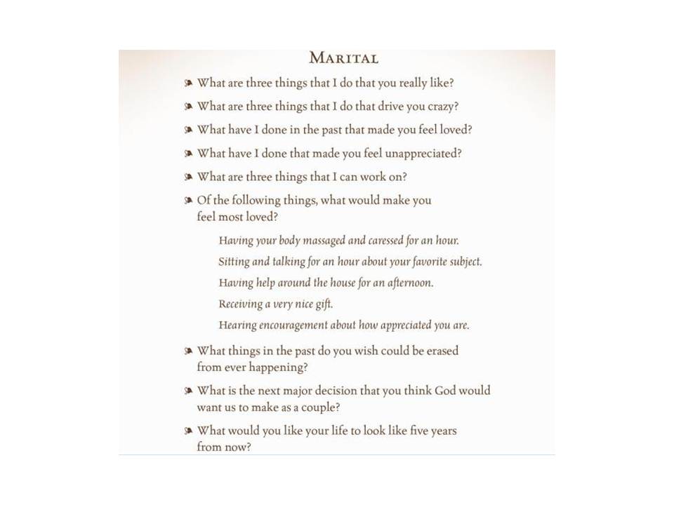 questions to ask your spouse