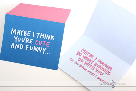 Flirty Easter Card for Husband