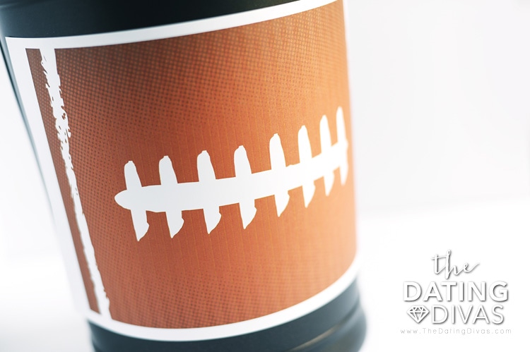 Free Printable Football Can Wrapper