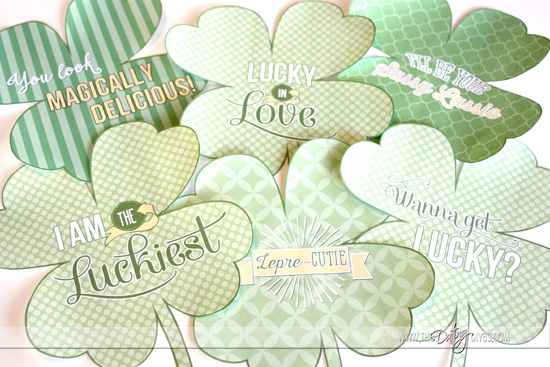 Free Printable Shamrock Love Notes