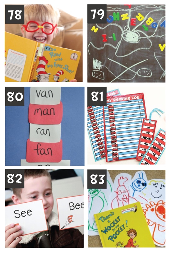 101 Fun Dr  Seuss Crafts  Free Printables    Snacks - 73