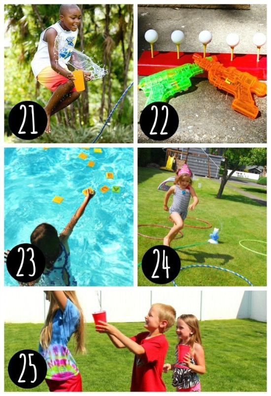 Play outside all summer long with these fun water games.