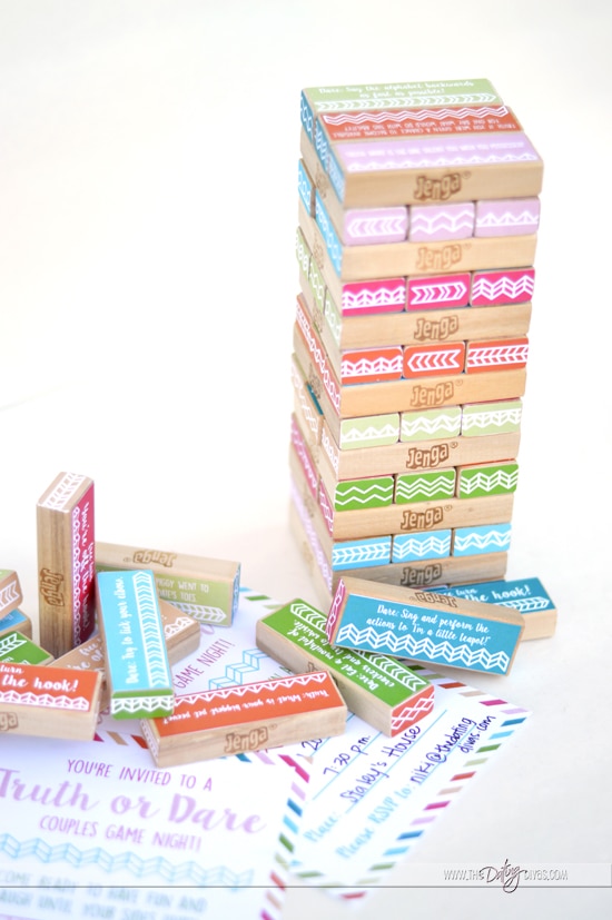 47 Truth or Dare Couple Questions Jenga Edition - 6