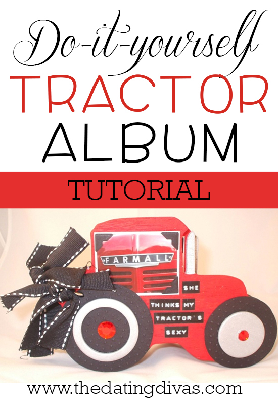 Corie - tractor album tutorial - pinterest pic