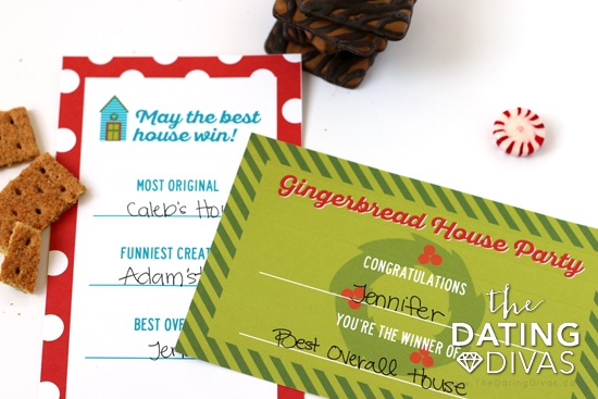 Gingerbread House Holiday Party Awards