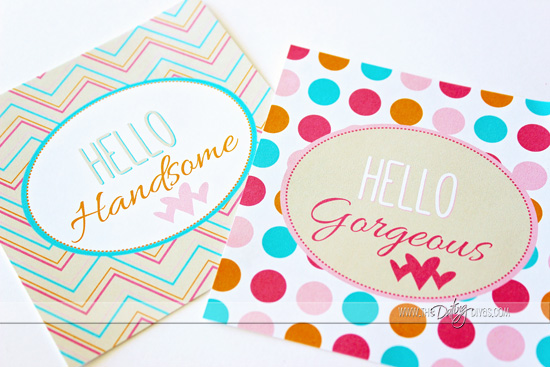 Hello Handsome Gift Tags