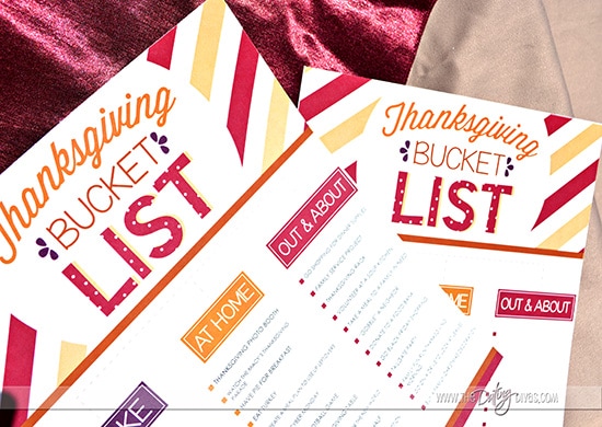 Printable Family Holiday Bucket Lists - 80