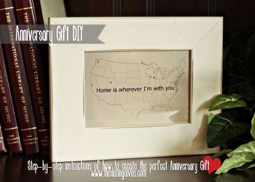 Erika - Anniversary Gift DIY PINTEREST