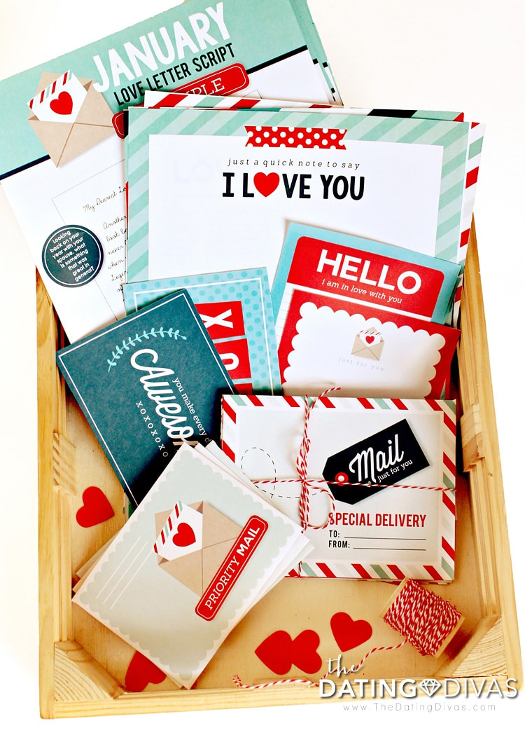 Printable Love Letters and Envelopes