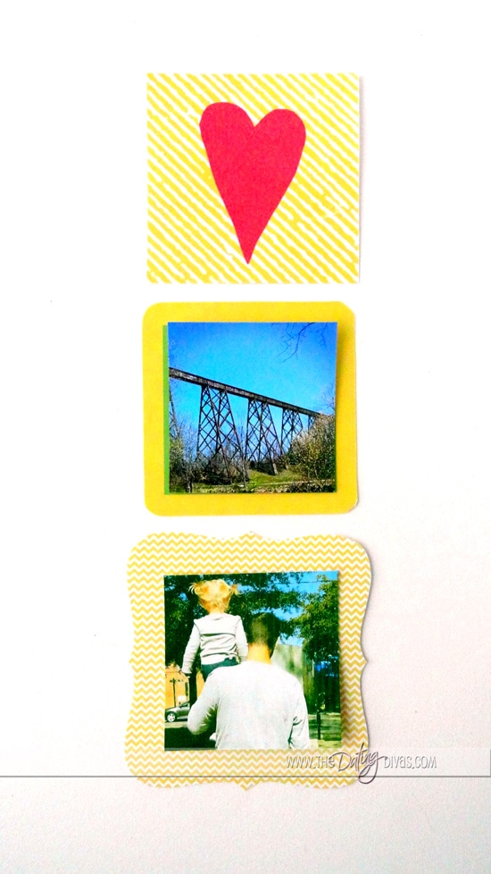 Printable Yellow Instagram Frames and Embellishment