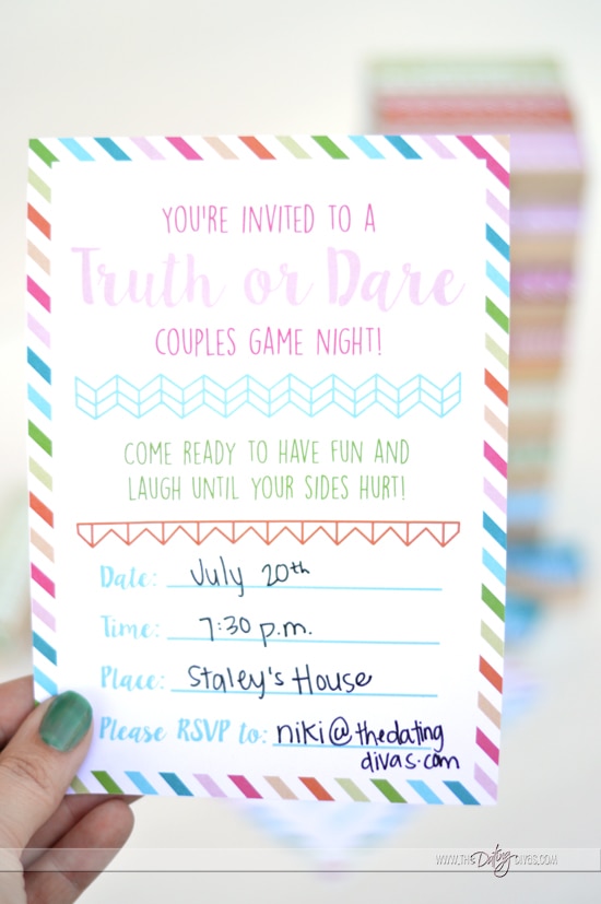 Invite all of your friends over for this amazing couples date night! 