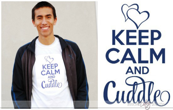 Keep Calm and Cuddle Shirt Idea