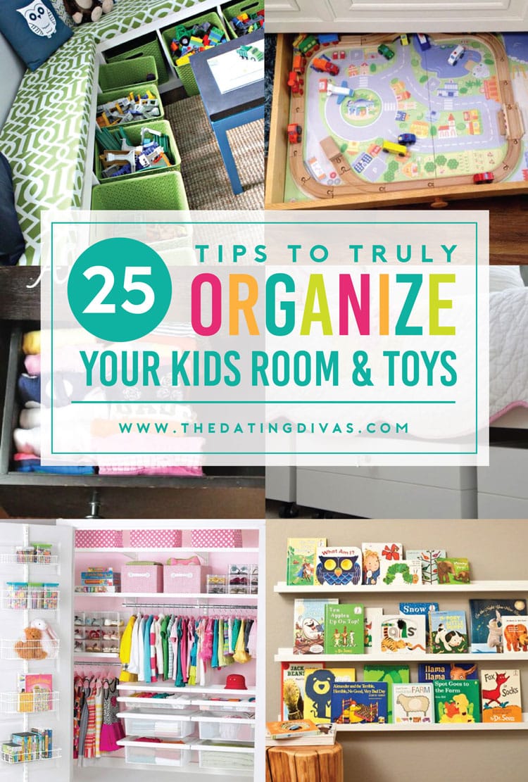 Top tips for organizing your kids rooms!