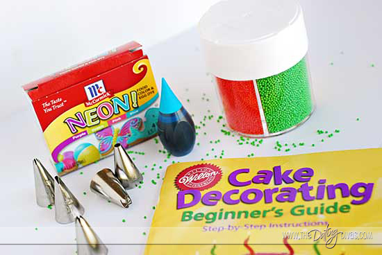 Cake Decorating Date Night Idea Supplies