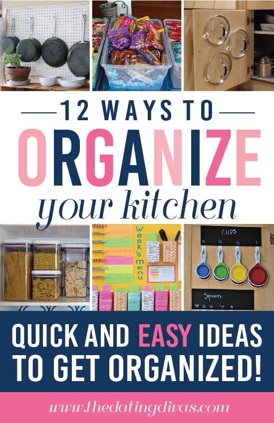 12 Ways to Organize your Kitchen