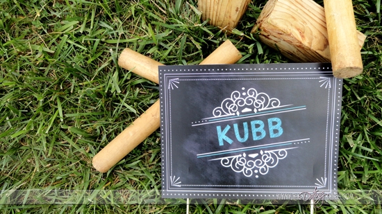 Kubb Yard Game Sign