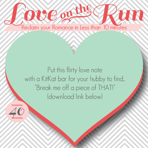 Love On The Run  Kit Kat Love Note - 79