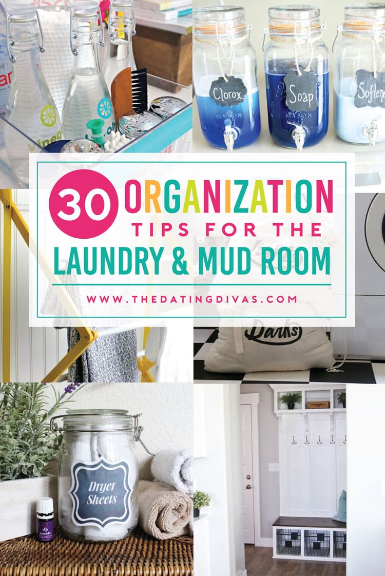 Organize your laundry and mud rooms!