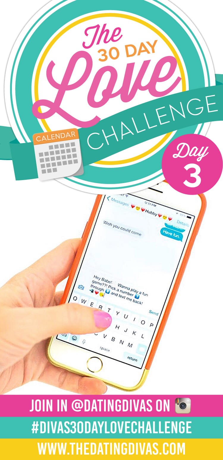 Divas 30 Day Love Challenge Text Messages