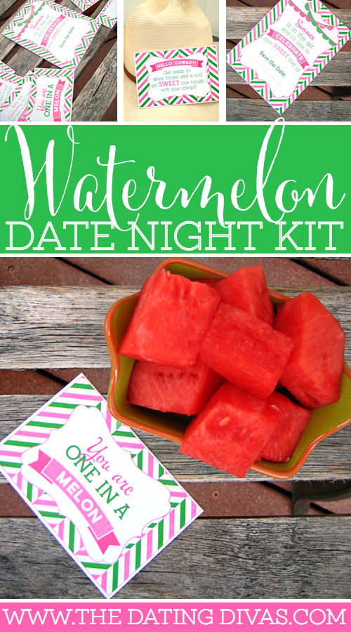 Love Is Sweet Watermelon Date Night Printable Bundle