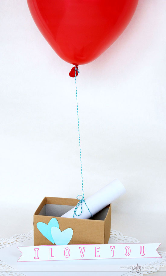 Love Letter Balloon Note