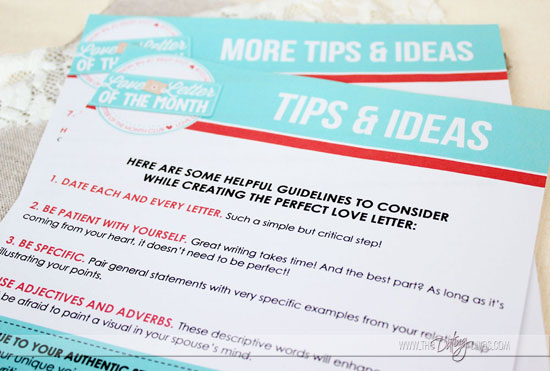 Love Letter Tips & Ideas