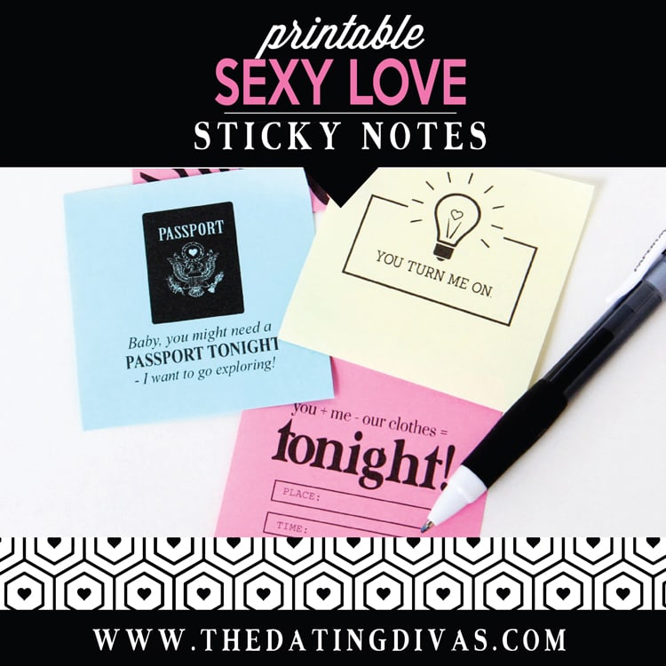 Love Sticky Notes Sexy