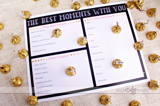 Love Story Placemats - Best Moments