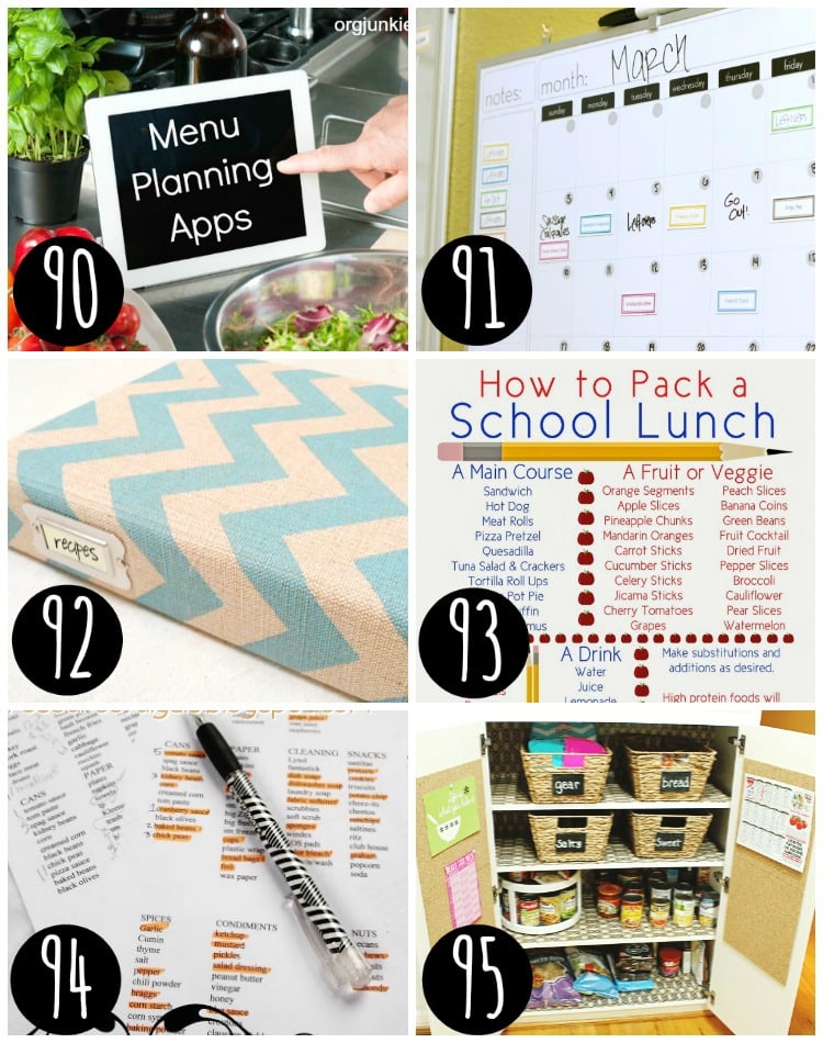 Top tips for meal planning!