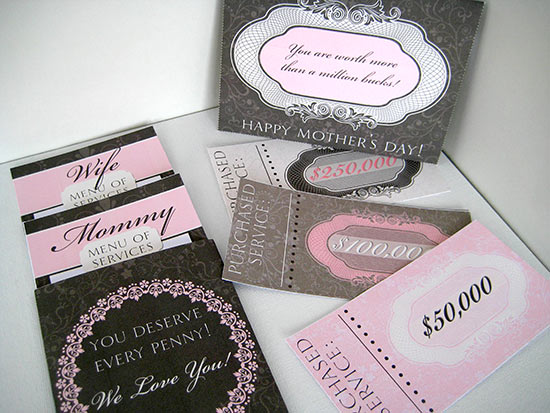 Mommy Money Printables