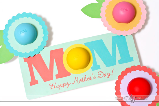 Mother's Day Printables with EOS Chapsticks