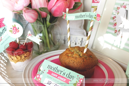 Food Toppers for Mother's Day Breakfast