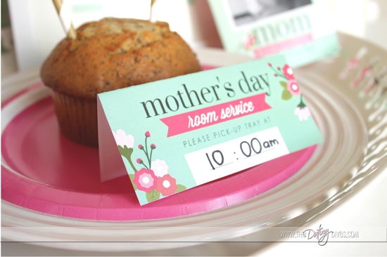 Mother's Day Breakfast Tray Pick-Up Card