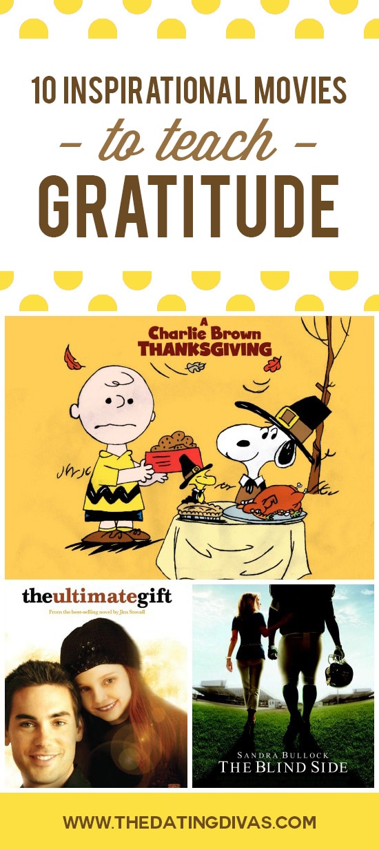 10 Movies to teach kids gratitude.