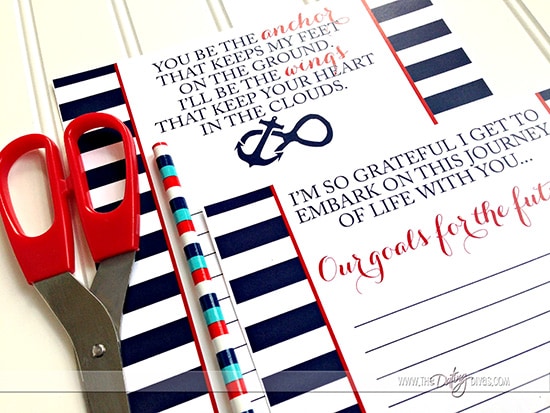 Free nautical date night printables