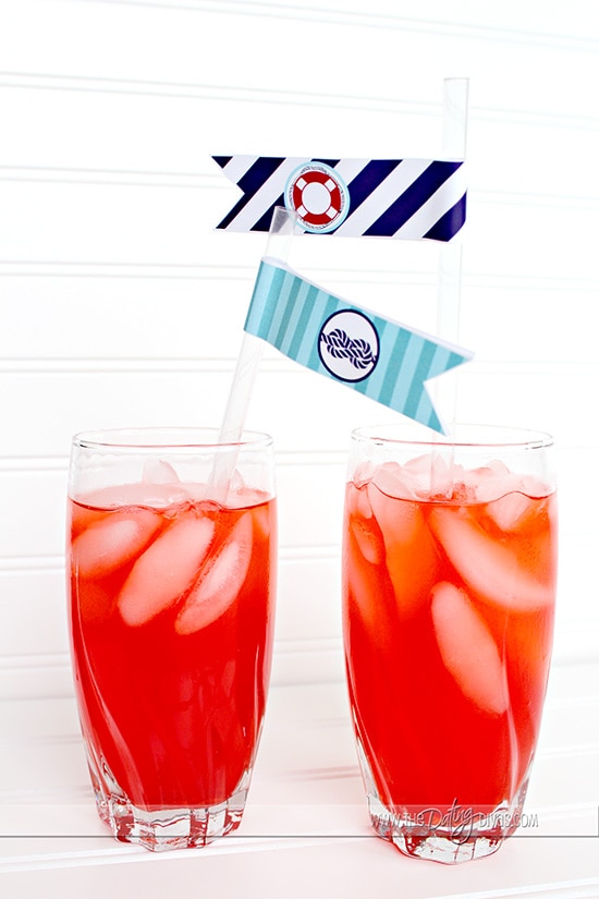 Nautical Themed Party Drinks