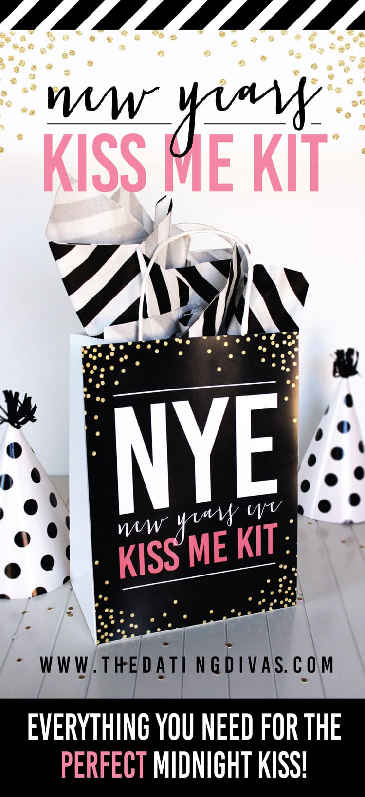 New Year's Eve Kiss Me Kit Idea
