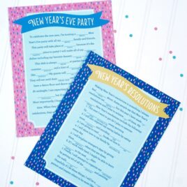 New Years Mad Libs Free Printables