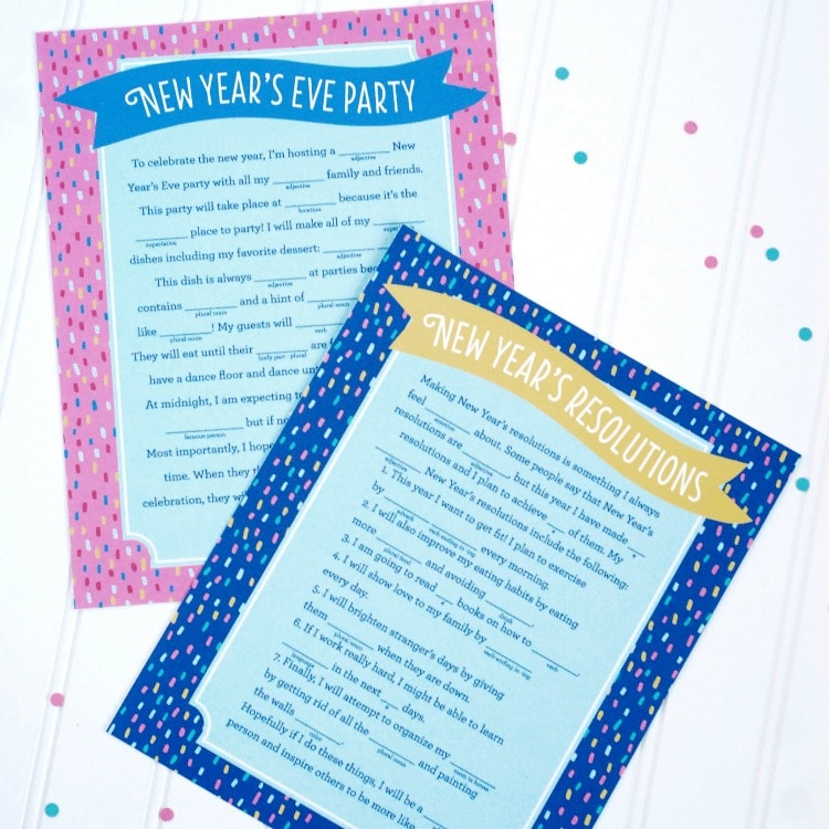 New Year s Eve Mad Libs - 78