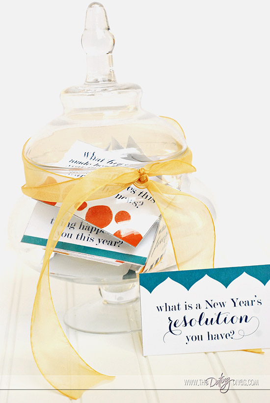 New Year's Reflection Game Question Jar