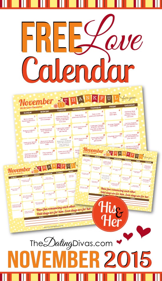 Dating divas january love calendar