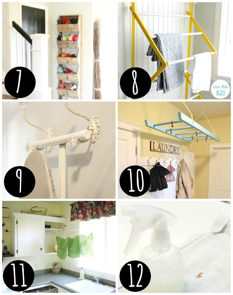 Laundry room organization tips!