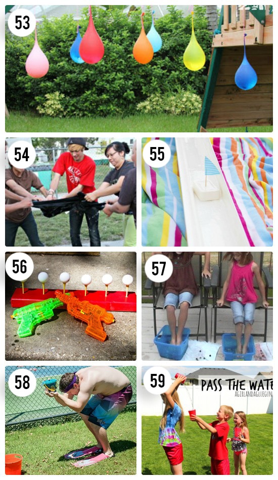 Outdoor Water Games for Kids