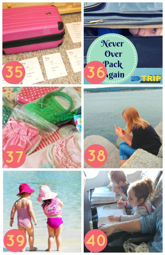 Packing for Spring Break with Kids