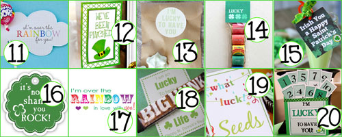 50 Free St  Patrick s Day Free Printables - 66